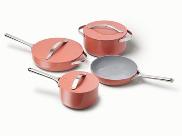 Caraway ceramic cookware set