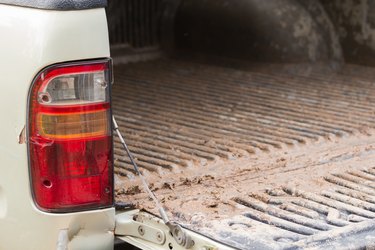 Dirt in truck bed