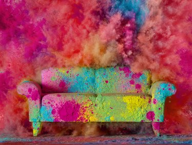 Colorful couch