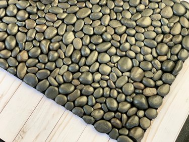 DIY Pebble Welcome Mat