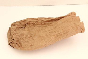 crumpled bag