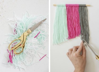 Budget-Friendly DIY Yarn Wall Hangings