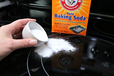 how to clean melted plastic off a stovetop burner