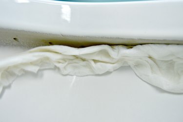 how to remove hard water stains from a toilet bowl