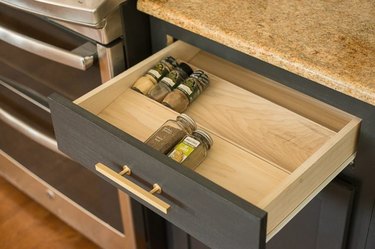 Spice drawer organizer.