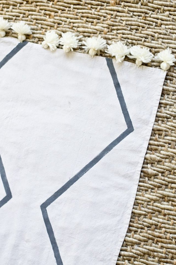 DIY Drop Cloth Rug