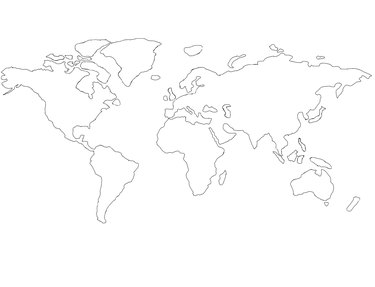 World Map Rough outline