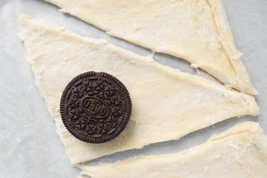 Oreo on dough