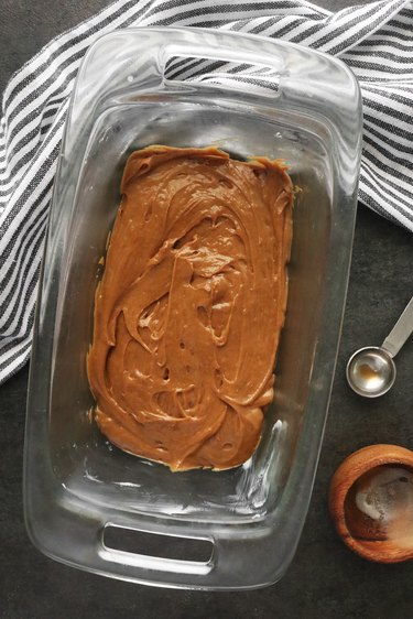 Transfer batter to loaf pan