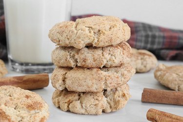 Vegan cinnamon sugar cookies