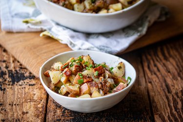 German potato salad in bowl