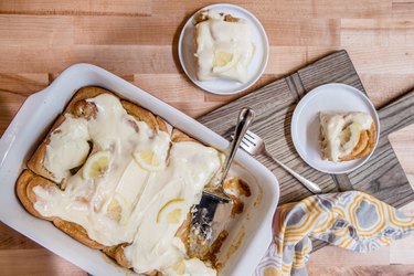 Homemade Sticky Lemon Rolls Recipe