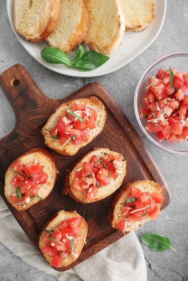 Easy homemade bruschetta recipe