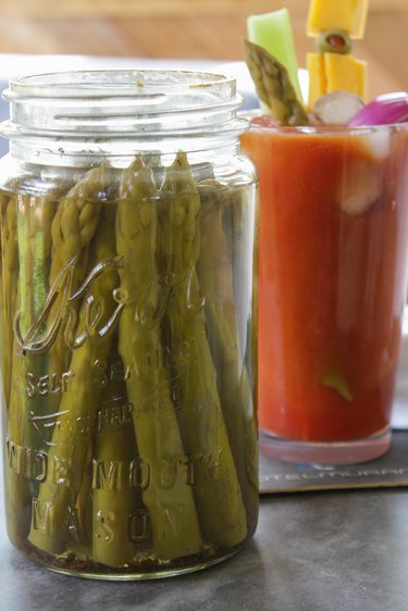 Time to pick up some fresh, local asparagus and get your pickling pants on.