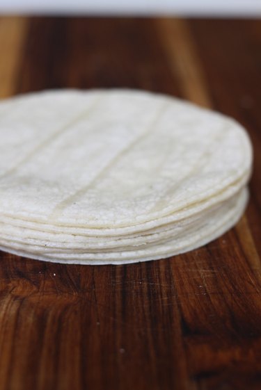 stack of oiled tortillas