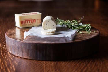 butter, herbs, and compound butter