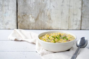 Bacon clam chowder.