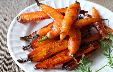 Glazed carrots.